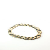 9" Pre-Owned 9CT Flat curb Bracelet (32.48g)